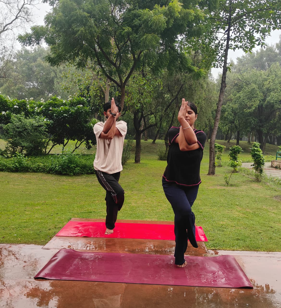 Yoga practice environment
